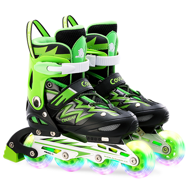 MZS835L-QS Flashing roller inline skates for kids