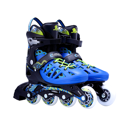 MZS713-QS Adjustable Inline Flashing Roller Skates Shoes for Kids 