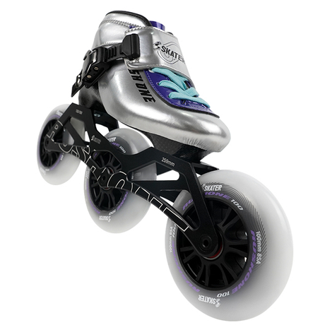 SK1 Carbon Fiber Professional 3 Wheels Speed Skates for Kids