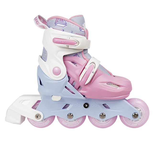 MZS889PS-QS Flashing Roller Skates with Light Up Wheels